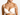 Woman wearing a beige bra against a plain background