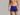 mobile alternative for Man wearing blue trunks on a gray background