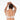 Model wears Profile Perfect Contour Bra in LATTE. On body back view