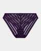 Lola Bikini in PURPLE VELVET. Flat lay front view