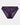 Lola Bikini in PURPLE VELVET. Flat lay front view