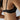 Model wears Morning Lola Underwire Bra in BLACK. On body back view