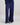 Model wears Relaxed Rib Long Pj Pant in NAVY BLAZER. On body front view