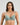 Romilly Push Up Bra in ICEBERG GREEN. Flat lay back view
