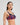 Model wears Wild Violet Underwire Bra in JAZZY FLORAL PRINT. On body side view
