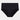 Seamless Full Brief in BLACK. Flat lay front view