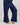 Relaxed Rib Long Pj Pant in NAVY BLAZER. Flat lay back view
