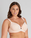 Model wears Eloise Contour Bra in PALE DOGWOOD. On body side view