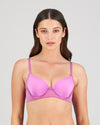 Model wears Bendon Body Contour Bra in RADIANT ORCHID. On body front view