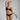 Model wears Captivate Me Bikini in BLACK. On body front view