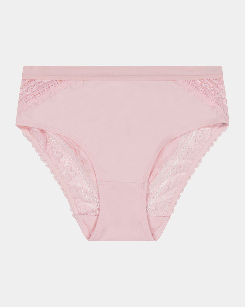 Angelica Midi in PALE LILAC. Flat lay front view