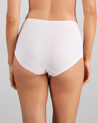 Model wears Embrace Full Brief in FESTIVAL BLOOM. On body back view