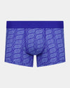Retros Print Mens Trunk in MESMERISING PRINT. Flat lay front view
