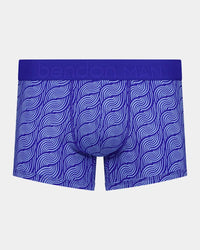 Retros Print Mens Trunk in MESMERISING PRINT. Flat lay front view