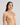Model wears My Fit Lace Push Up Bra in FRAPPE. On body side view