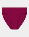 Body Cotton Bikini in BEAUJOLAIS. Flat lay front view