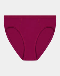 Body Cotton Bikini in BEAUJOLAIS. Flat lay front view