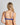 Model wears Simply Seamless Contour Bra in NAVY BLUE. On body back view