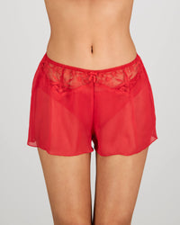 Model wears Giuliana Short in SALSA. On body front view