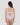 Model wears My Fit Lace Bodysuit in WHITE. On body back view