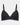 Nikki Wire Free Bra in BLACK. Flat lay front view