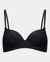 Bendon Body Lace Contour Bra in BLACK. Flat lay front view