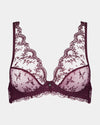 Etienne Underwire Bra in FIG. Flat lay front view