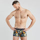 Retros Print Mens Trunk in SUMMER FOLIAGE PRINT. Feature shot