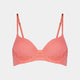 Simply Me Contour Bra in SHELL PINK. Flat lay front view