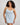 Smoothie Chemise in SKYWAY. Flat lay back view