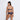 Model wears Zoe Thong in ECLIPSE BLUE/COPEN BLUE. On body back view