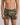 Model wears Everyday Active Mens Trunk in KOMBU CAMO. On body front view