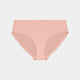 Ultimate Stretch Bikini in IMPATIENS PINK. Flat lay front view