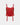 Lace Me Up Corset in JESTER RED. Flat lay front view