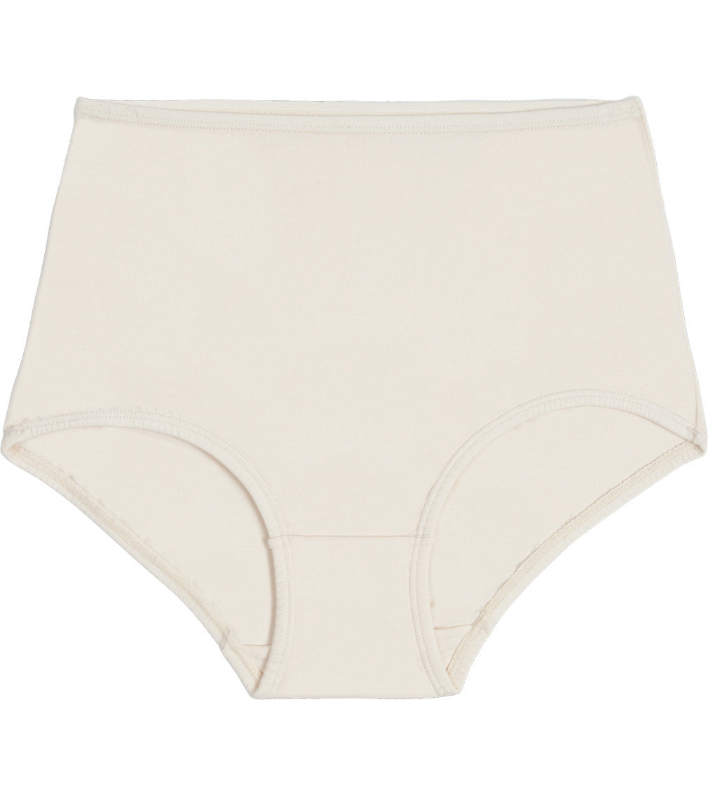 Freestyle Full Brief in CHAMPAGNE. Flat lay front view