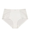 Embrace Full Brief in WHITE. Flat lay front view
