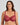 Model wears Daring Underwire Bra in TIBETAN RED. On body front view