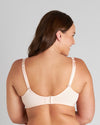 Model wears Eloise Contour Bra in PALE DOGWOOD. On body back view