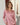 Holly Long Sleeve PJ Top in ASH ROSE. Feature shot