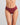 Model wears Body Cotton High Cut Brief Twin Pack in OXBLOOD RED/PEARL BLUSH. On body front view