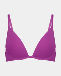 Bendon Essentials Contour Bra in RADIANT ORCHID. Flat lay front view