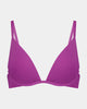Bendon Essentials Contour Bra in RADIANT ORCHID. Flat lay front view