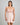 Model wears Adoration Chemise in SILVER PINK. On body front view