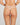 Model wears Everleigh Thong in SURF THE WEB/BLUSH. On body back view
