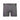 Bamboo Mens Trunk in ASH. Flat lay front view