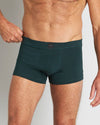 Model wears High Tech Cotton Mens Trunk in PONDEROSA PINE. On body front view