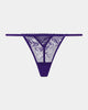 Lucie Thong in DEEP WISTERIA. Flat lay front view