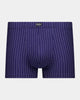 Cotton Stretch Mens Trunk in PEACOAT PINSTRIPE. Flat lay front view