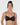 Model wears Body Lace Contour Bra in BLACK. On body front view