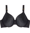 Profile Perfect Contour Bra in BLACK. Flat lay front view
